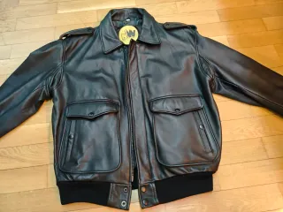Chaqueta motera de cuero Talla 50