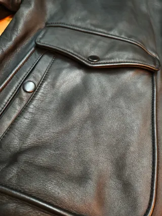 Chaqueta motera de cuero Talla 50