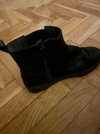 Botines negros talla 36 de piel