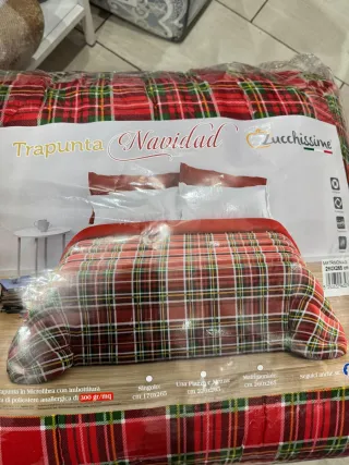 Trapunta Navidad Zucchissime tartan