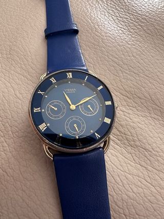 Orologio Yema Swiss Made Blu Oro