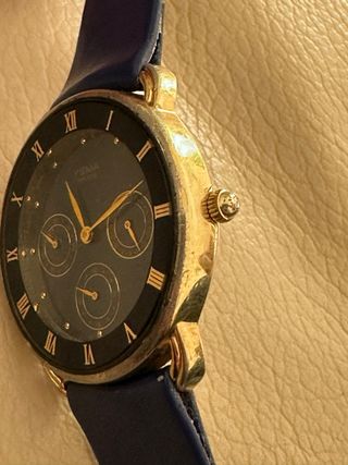 Orologio Yema Swiss Made Blu Oro