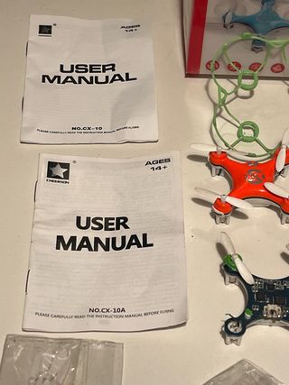 Dron Cheerson CX-10 con mandos y accesorios