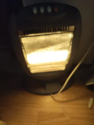 Estufa radiador calefacción halógeno eléctrico