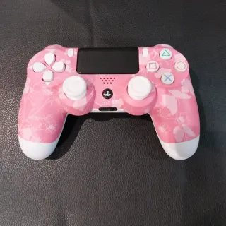 2 Mandos PS4 Rosa Silvestre y Negro