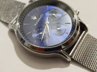 Orologio Maserati Uomo Blu e Argento