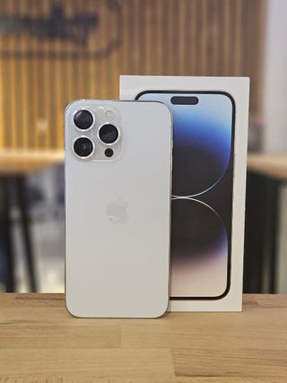 IPHONE 14 PRO MAX 256GB ARGENTO 100% BATTERIA