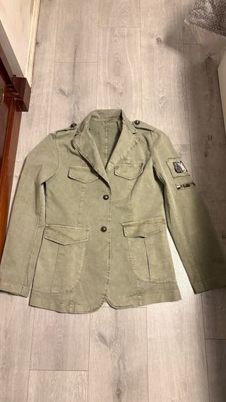 Cazadora 3/4 verde militar