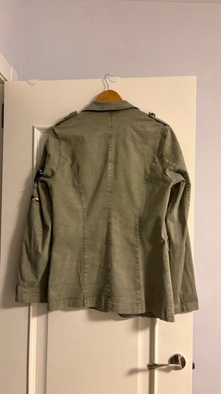 Cazadora 3/4 verde militar
