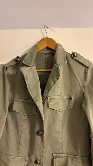 Cazadora 3/4 verde militar