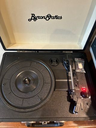 Tocadiscos Negro y Plateado NO ENVÍO LO SIENTO