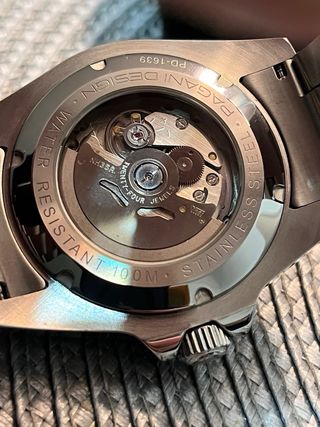 Reloj Pagani Design Automático Negro/Plata