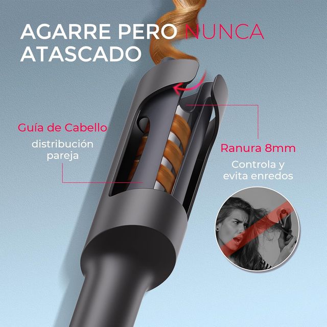 TYMO CURLPRO Rizador Pelo Automático Portátil 25mm