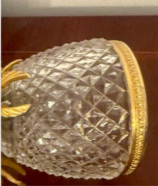 Antico cofanetto per gioielli del XIX secolo con supporto a forma di pesce