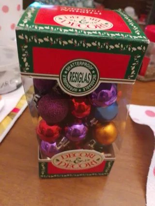 Decorazioni Natalizie Italian Resiglas 40pz