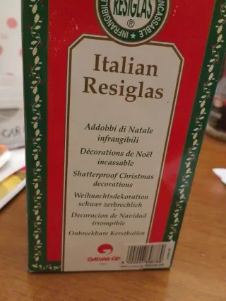 Decorazioni Natalizie Italian Resiglas 40pz