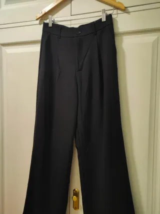 ZARA - Pantalones pinzas negros