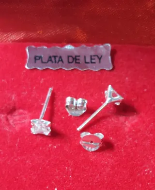 Pendientes de Plata de Ley