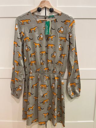Vestido Benetton niña/mujer estampado tigre