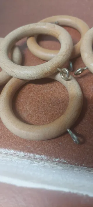 Anelli di legno per tende