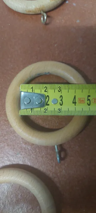 Anelli di legno per tende
