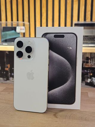 IPHONE 15 PRO 128GB BIANCO 100% BATTERIA