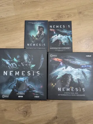 Nemesis Juego + Expansión + Libros 1 y 2