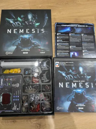 Nemesis Juego + Expansión + Libros 1 y 2