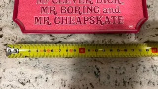 Placa Decorativa "I Haven't Met Mr Right Yet"