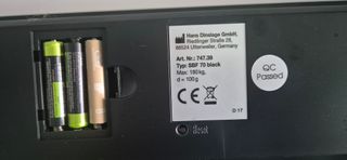 Báscula Sanitas SBF70 Cristal