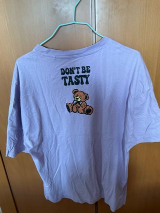 Camiseta Bershka XS Don't Be Tasty