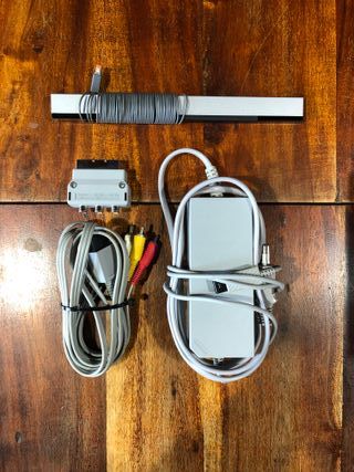 Console Nintendo Wii Nera completa di cavi