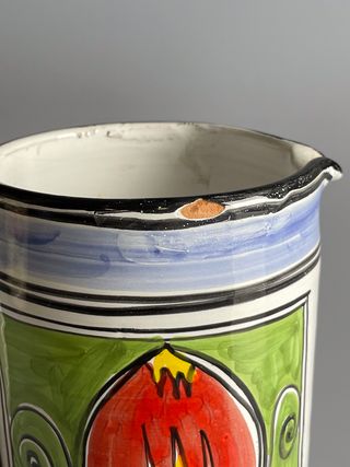 Brocca ceramica siciliana La Musa