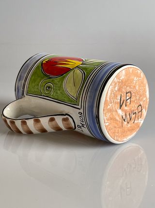 Brocca ceramica siciliana La Musa