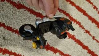 Moto de juguete de plástico