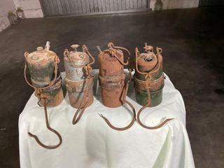 Lampade da minatore antiche