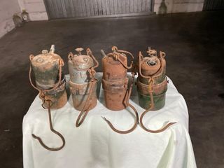 Lampade da minatore antiche