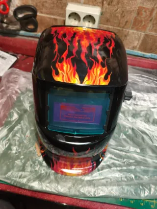 Casco pantalla Soldar Electrónica