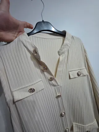 Vestido beige talla 3XL