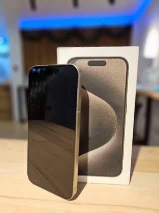 IPHONE 15 PRO 128GB TITANIUM 100% BATTERIA