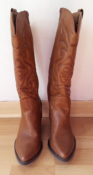 Stivali da cowboy marroni numero 37