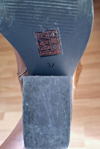 Stivali da cowboy marroni numero 37