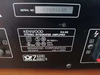 Amplificador Kenwood KA-58 Negro