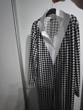 Vestido Negro y Blanco Talla 3XL