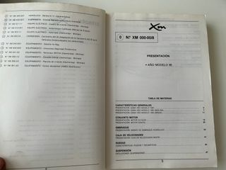 CITROEN XM 2L TURBO V6 D12 2.5 MANUAL D REPARACION