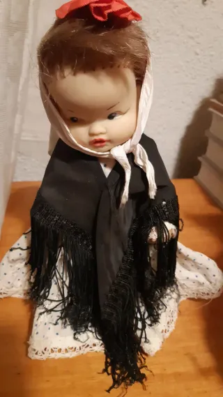 Muñeca Chulapa madrileña Vintage 21cm