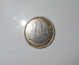 Moneda 1 Euro Vitruvio 2002 Italia
