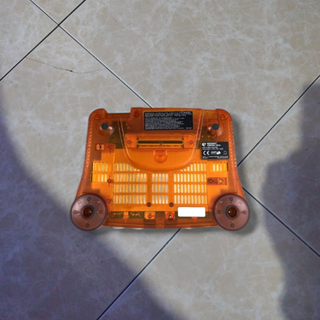 Nintendo 64 Naranja/Orange + Zelda majoras mask