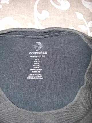 Camiseta Converse Negra Chuck Taylor