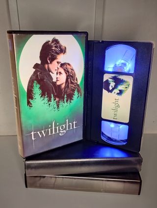 VHS lamp Pesadilla antes de navidad y Crepusculo